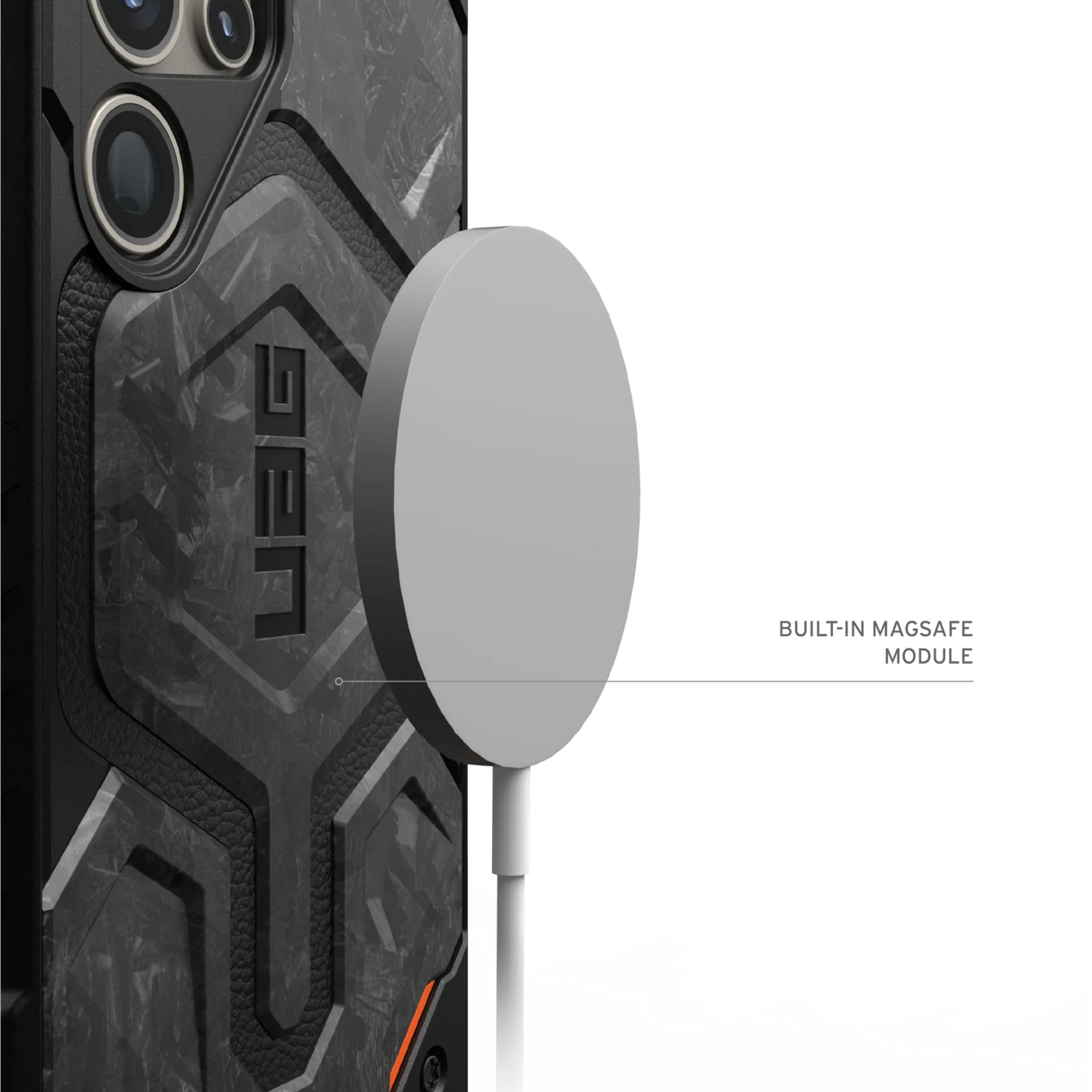 เคส UAG รุ่น Monarch Pro - Galaxy S24 Ultra - สี Forged Carbon (Limited Edition)