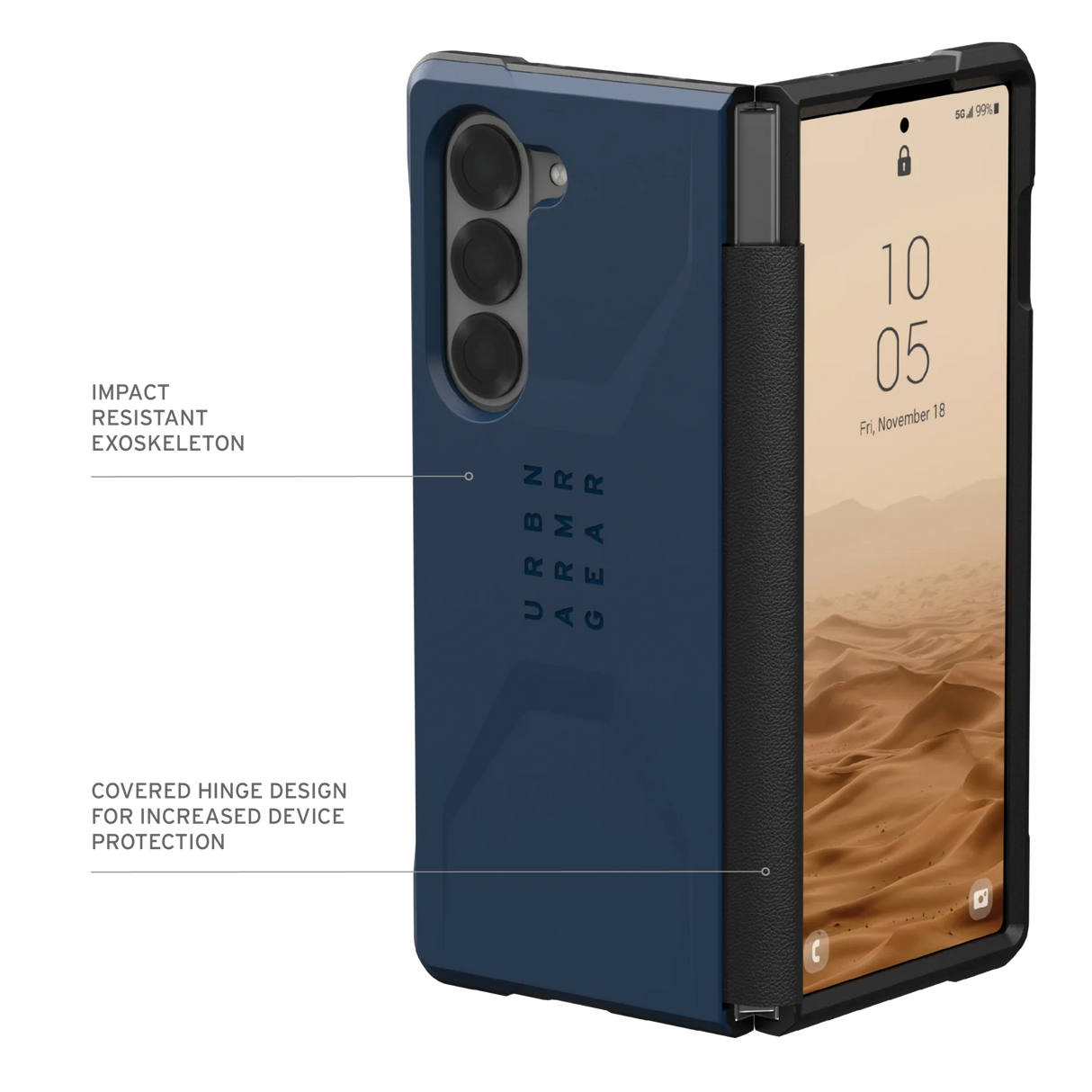 เคส UAG รุ่น Civilian - Galaxy Z Fold 6 - สี Mallard