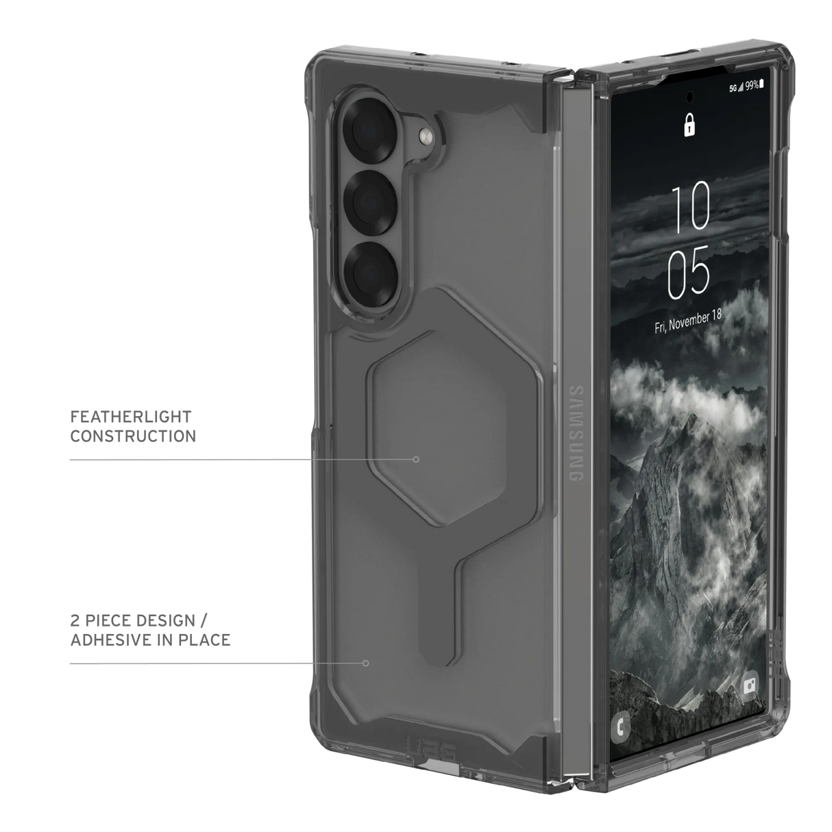 เคส UAG รุ่น Plyo Pro - Galaxy Z Fold 6 - สี Ash/Space Grey
