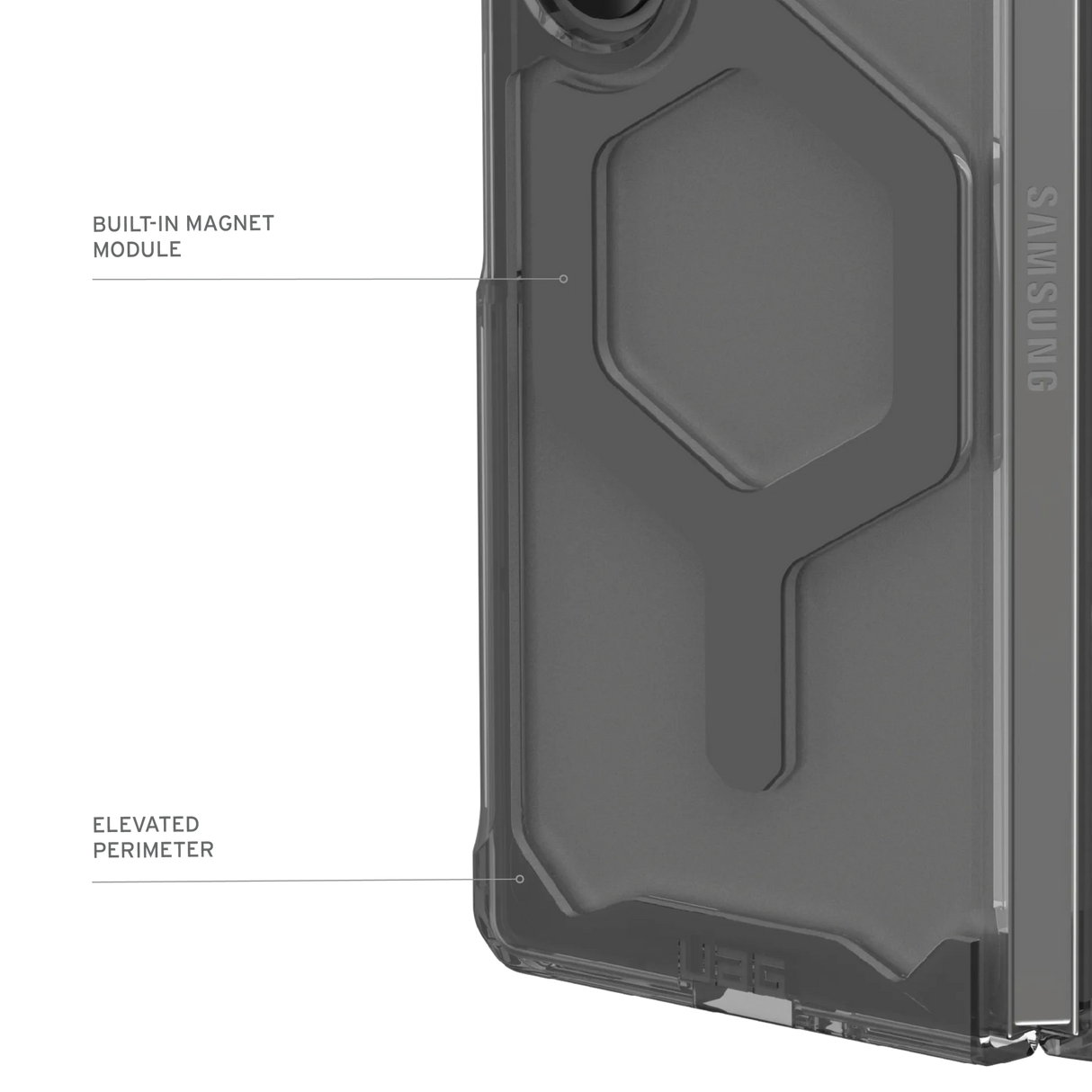 เคส UAG รุ่น Plyo Pro - Galaxy Z Fold 6 - สี Ash/Space Grey