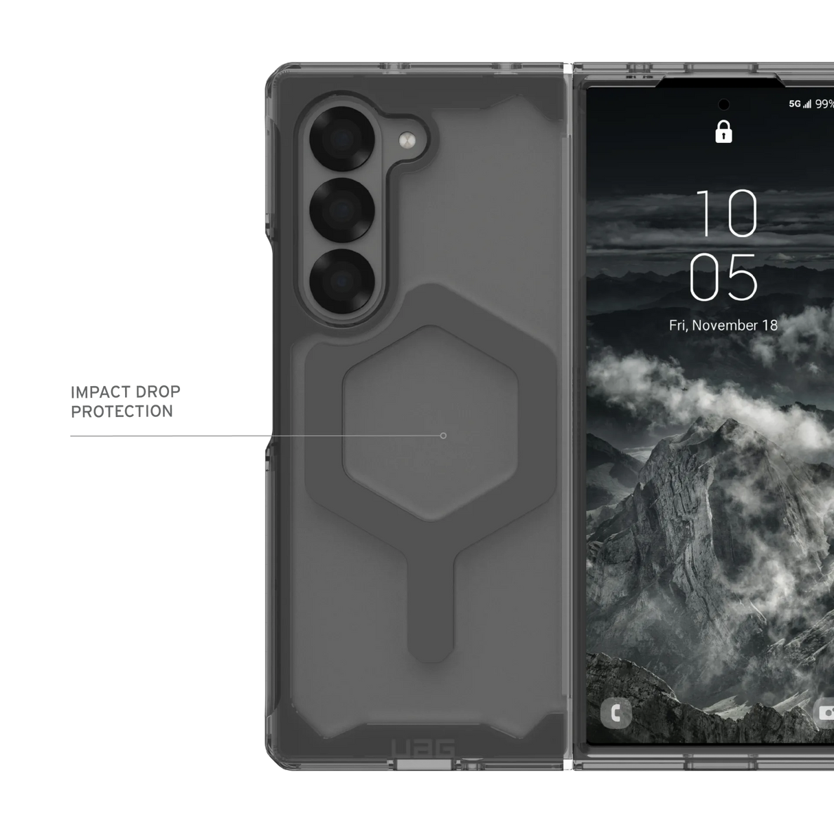 เคส UAG รุ่น Plyo Pro - Galaxy Z Fold 6 - สี Ash/Space Grey