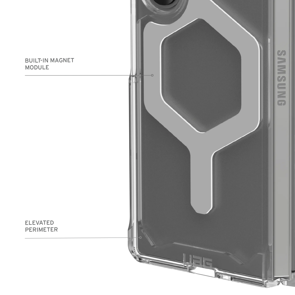 เคส UAG รุ่น Plyo Pro - Galaxy Z Fold 6 - สี Ice/Silver