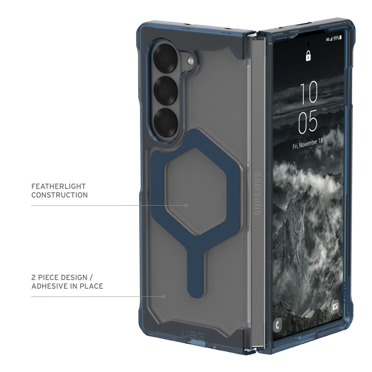 เคส UAG รุ่น Plyo Pro - Galaxy Z Fold 6 - สี Ice/Mallard