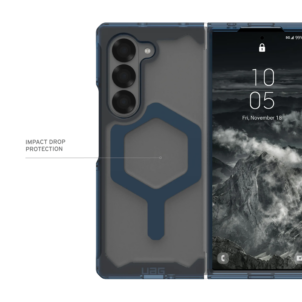 เคส UAG รุ่น Plyo Pro - Galaxy Z Fold 6 - สี Ice/Mallard