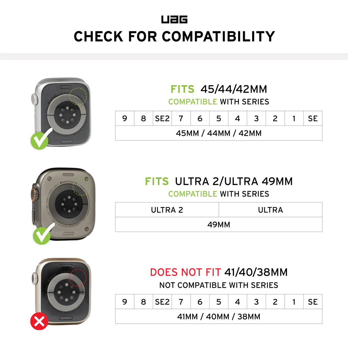 สายนาฬิกา UAG รุ่น Scout - Apple Watch 42/44/45/49mm - สี Titanium