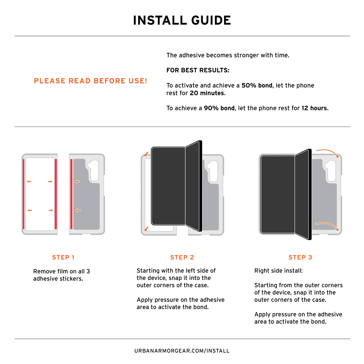เคส UAG รุ่น Plyo - Galaxy Z Fold 5 - สี Ice
