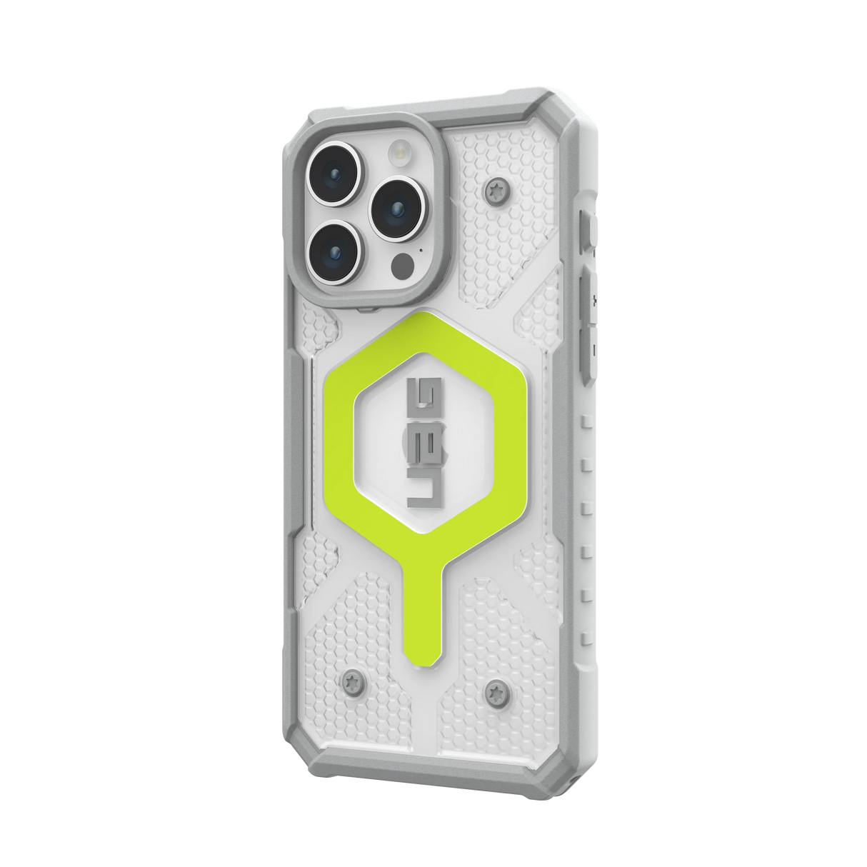 เคส UAG รุ่น Pathfinder Clear MagSafe - iPhone 15 Pro Max - สี Active Neon