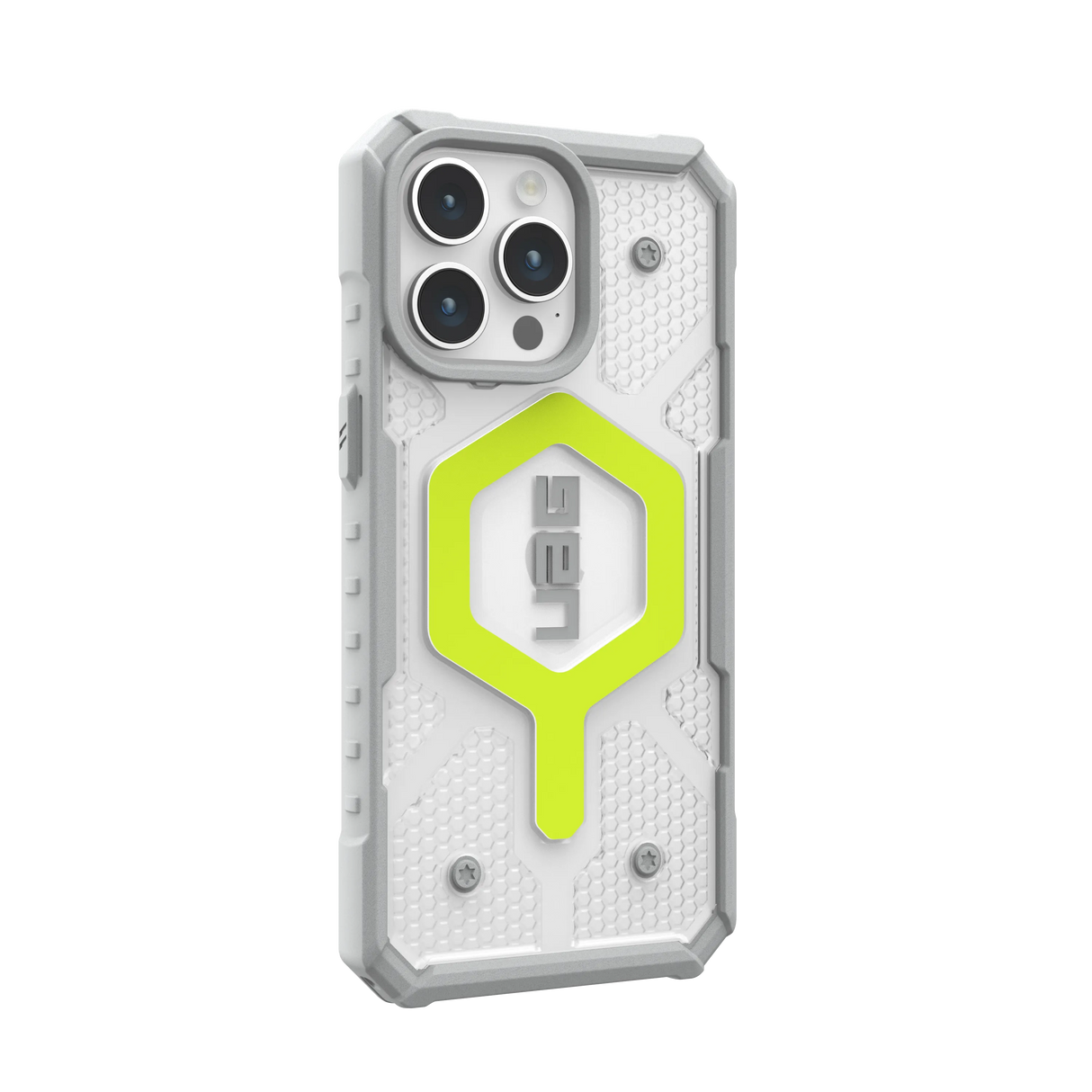 เคส UAG รุ่น Pathfinder Clear MagSafe - iPhone 15 Pro Max - สี Active Neon