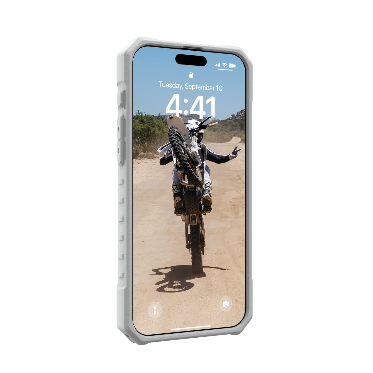 เคส UAG รุ่น Pathfinder Clear MagSafe - iPhone 15 Pro Max - สี Active Neon