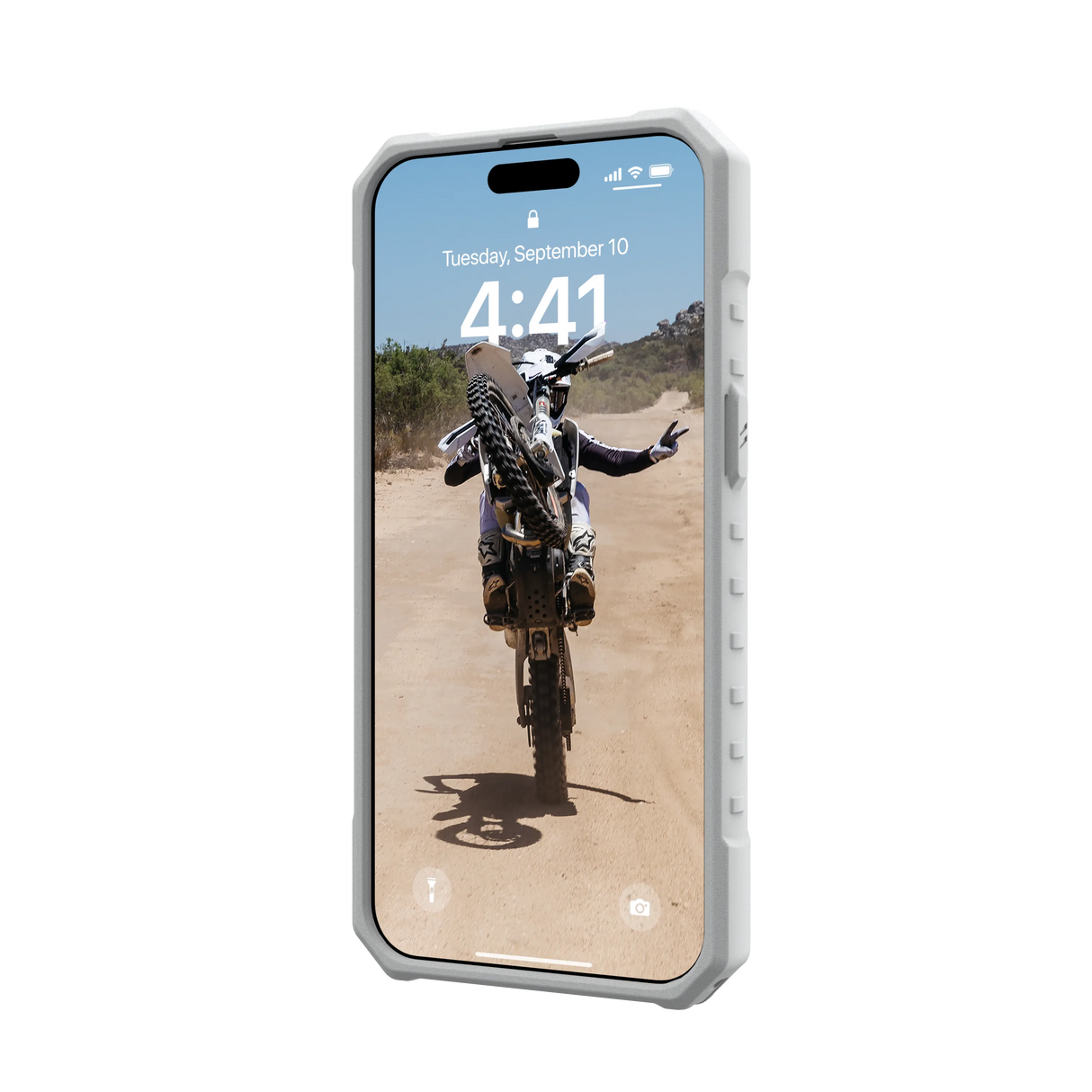 เคส UAG รุ่น Pathfinder Clear MagSafe - iPhone 15 Pro Max - สี Active Neon