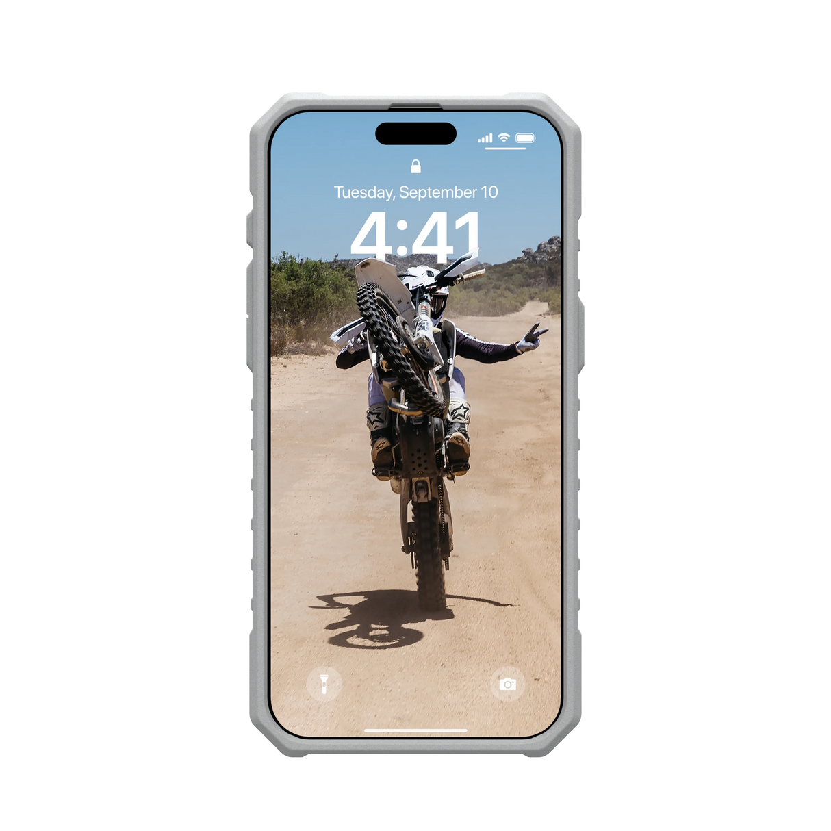 เคส UAG รุ่น Pathfinder Clear MagSafe - iPhone 15 Pro Max - สี Active Neon