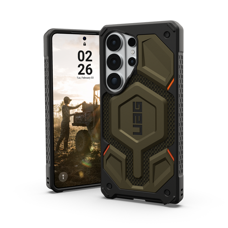 UAG รุ่น Monarch Pro - เคส Galaxy S26 Ultra - สี Kevlar Element Green