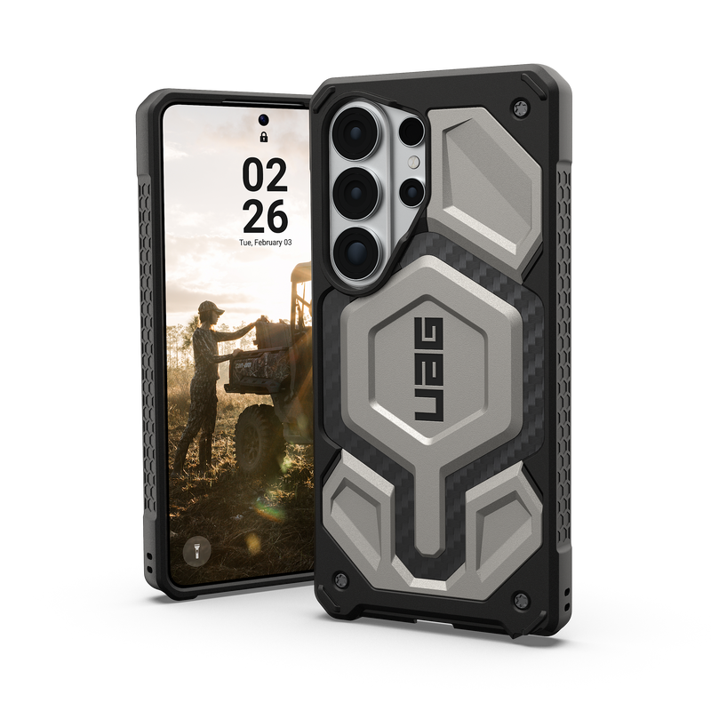 UAG รุ่น Monarch Pro - เคส Galaxy S26 Ultra - สี Titanium