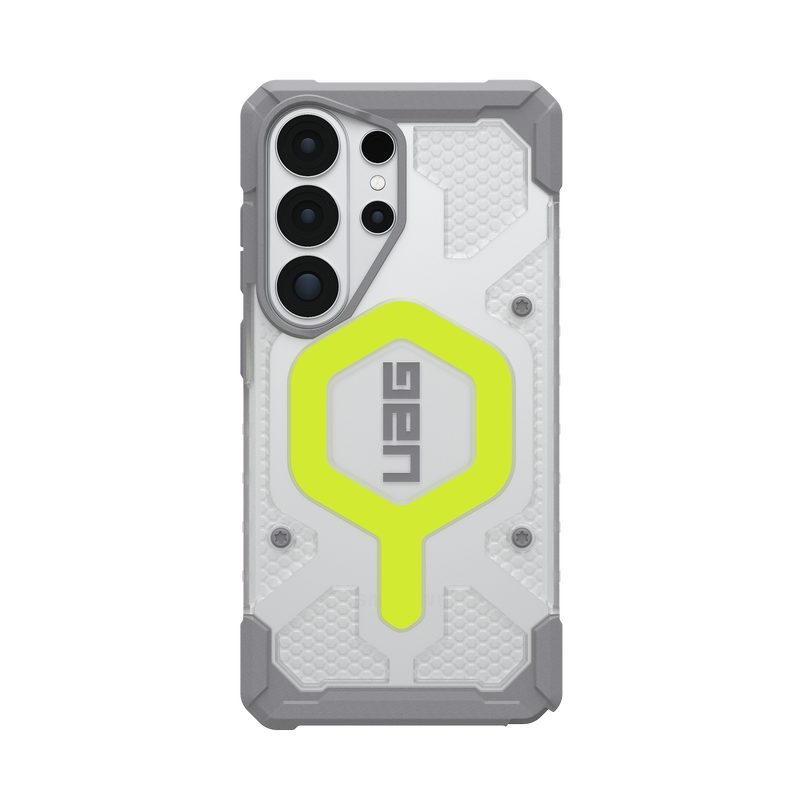 UAG รุ่น Pathfinder Clear (Magnetic) Bundle - เคส Galaxy S26 Ultra - สี Active Neon Lanyard