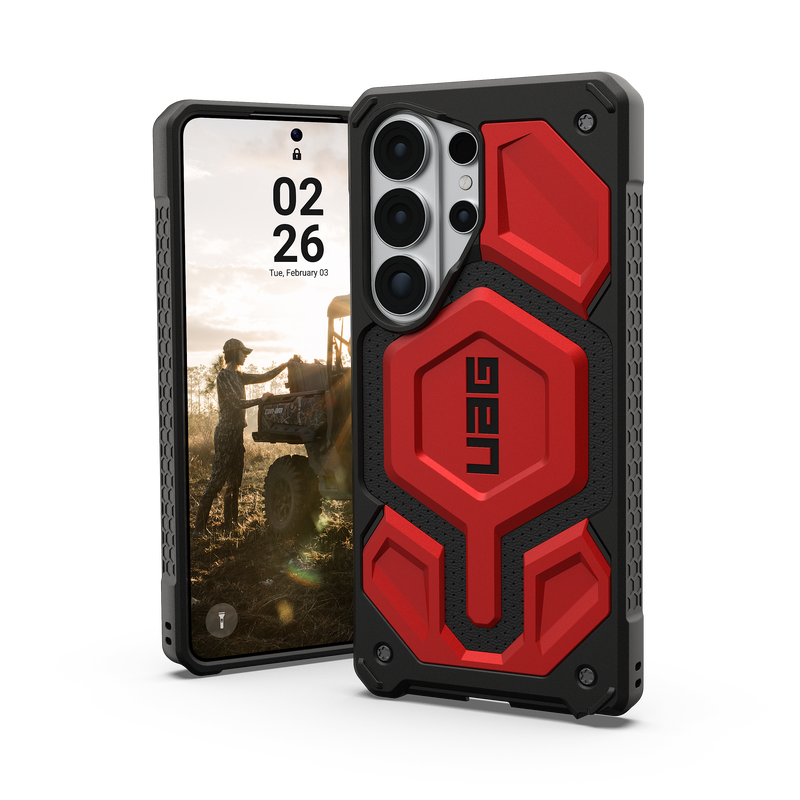 UAG รุ่น Monarch Pro - เคส Galaxy S26 Ultra - สี Crimson