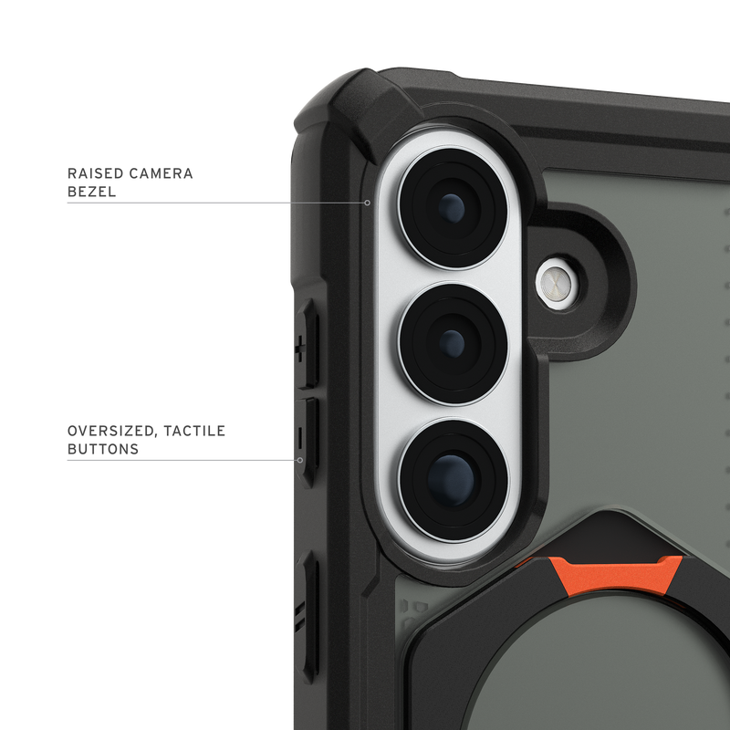 UAG รุ่น Plasma XTE (Magnetic) - เคส Galaxy S26 - สี Black/Orange