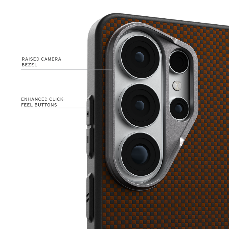 UAG รุ่น FIBR ARMR (Magnetic) - เคส Galaxy S26 Ultra - สี Orange/Charcoal