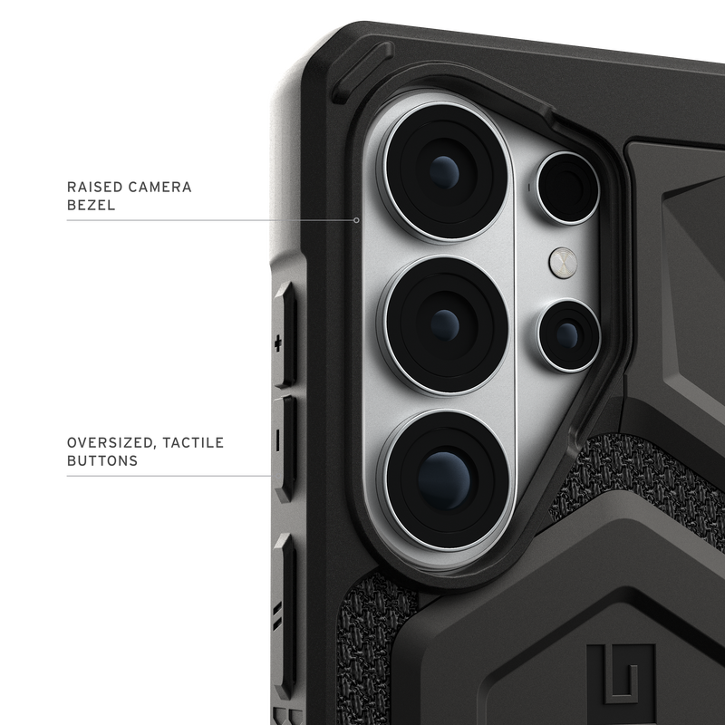 UAG รุ่น Monarch Pro - เคส Galaxy S26 Ultra - สี Kevlar Black