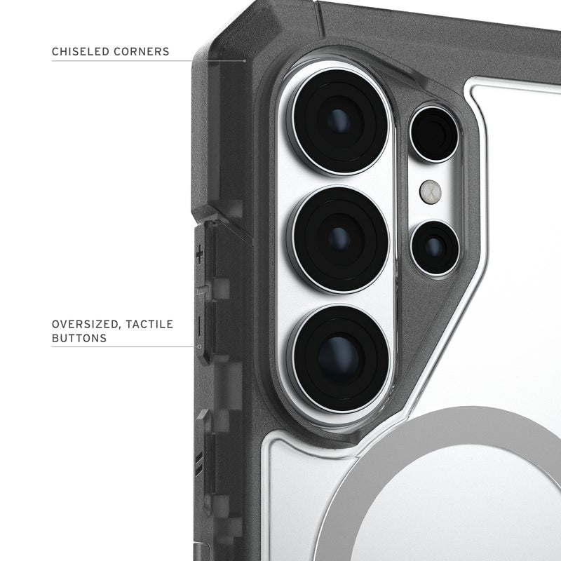 UAG รุ่น Trooper (Magnetic) - เคส Galaxy S26 Ultra - สี Clear/Ash