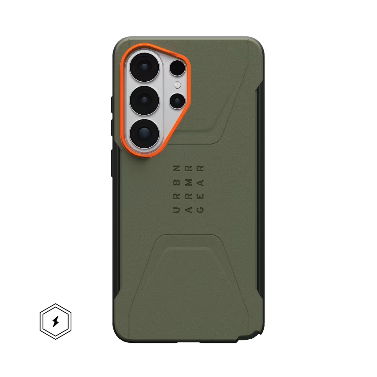 UAG รุ่น Civilian (Magnetic) - เคส Galaxy S26 Ultra - สี Olive Drab/Orange