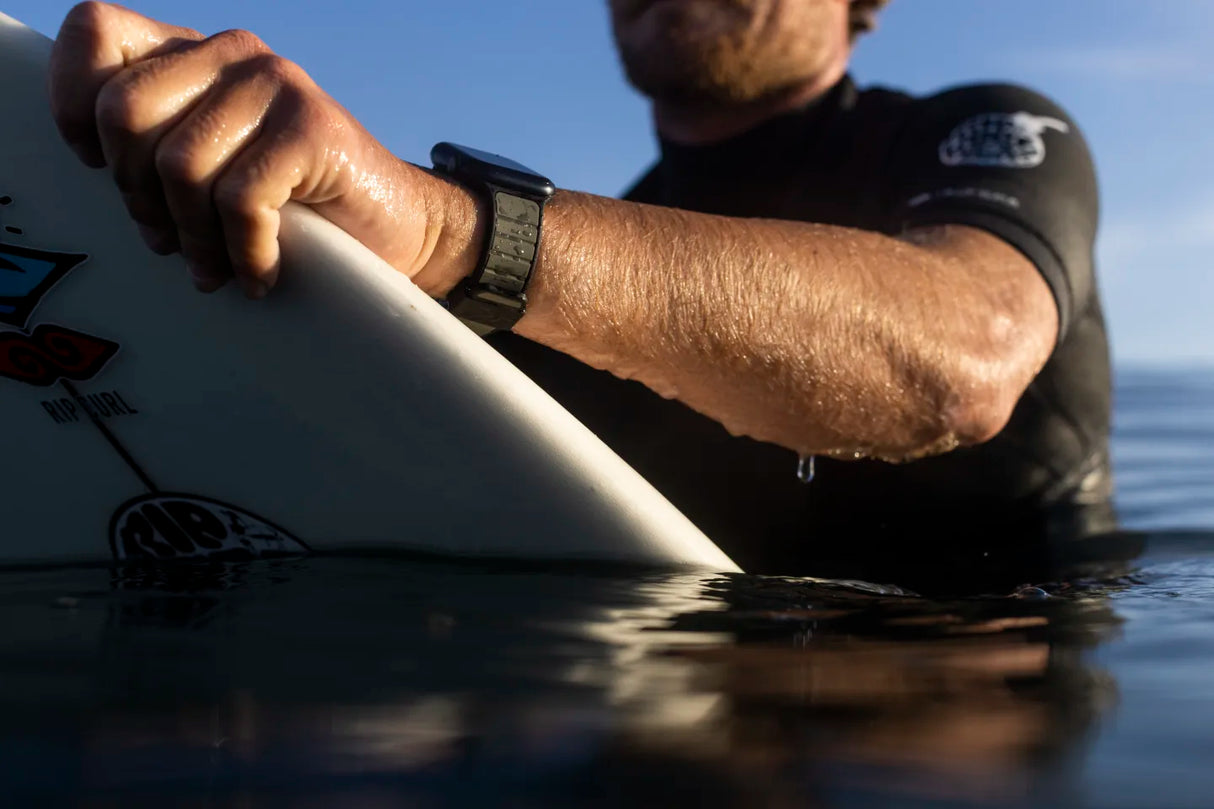 สายนาฬิกา Rip Curl x UAG รุ่น Torquay - Apple Watch 42/44/45/49mm - สี Black/Army