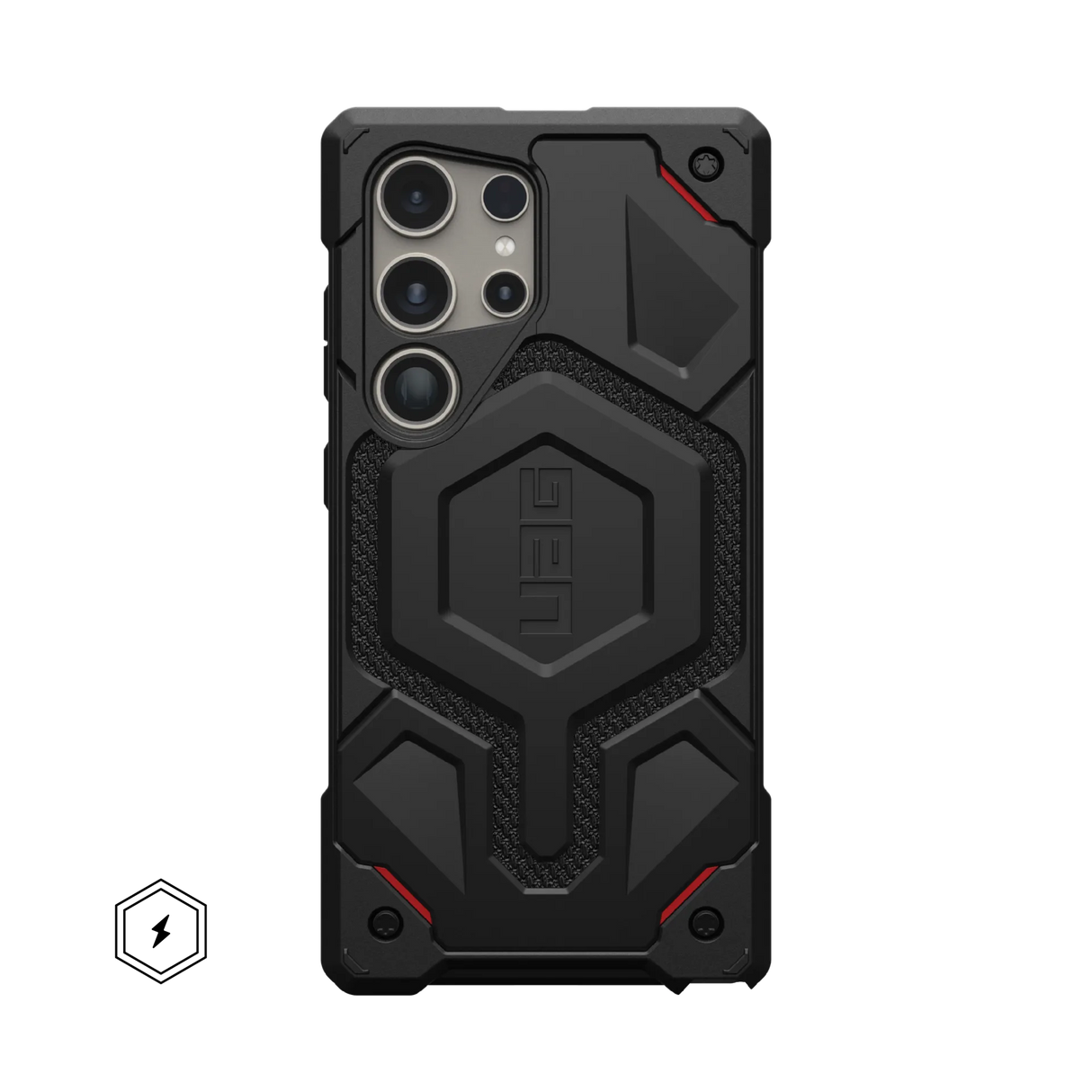 เคส UAG รุ่น Monarch Pro - Galaxy S24 Ultra - สี Kevlar Black