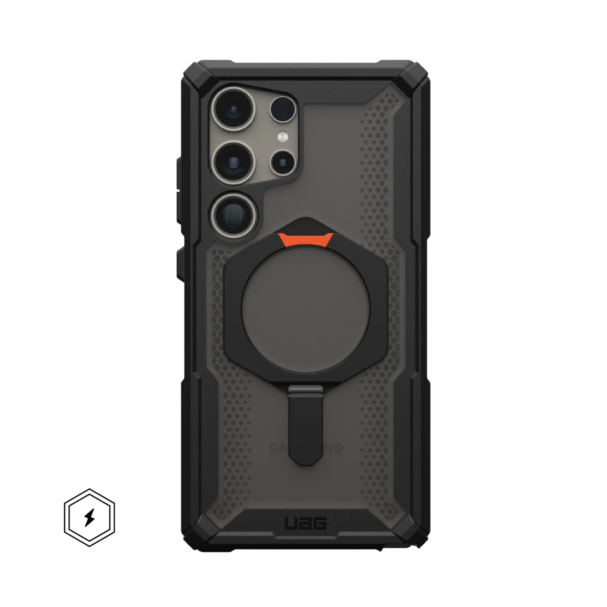 เคส UAG รุ่น Plasma XTE with Magnetic - Galaxy S24 Ultra - สี Black/Orange
