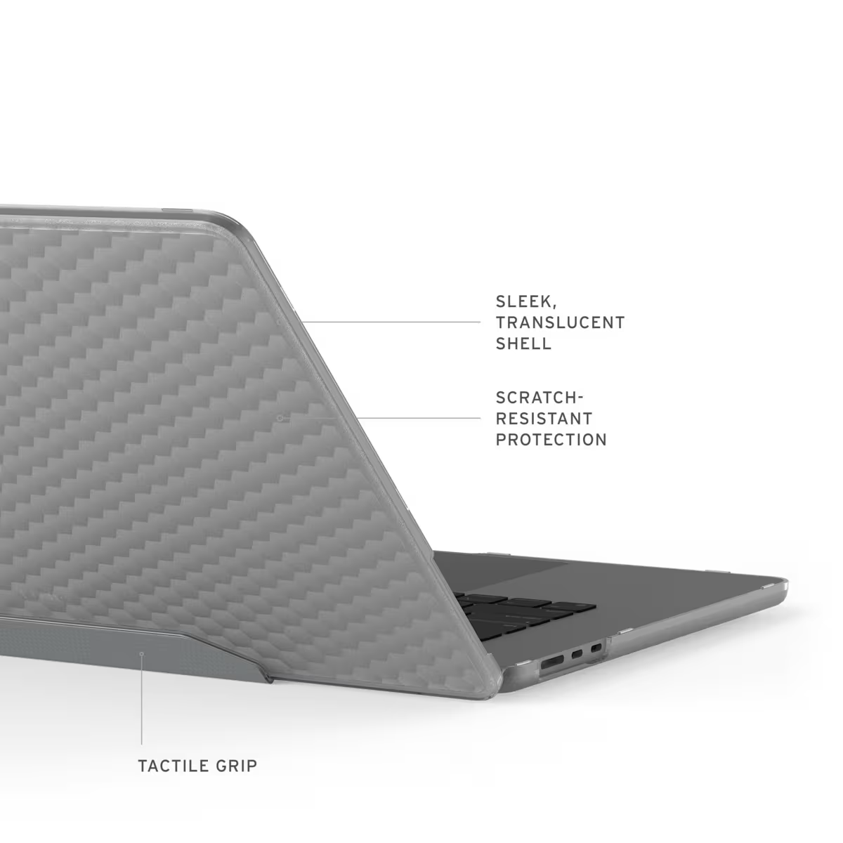 UAG รุ่น Essential Armor - เคส MacBook Air 15" (M4/M3/M2) (2025-2023) - สี Ice