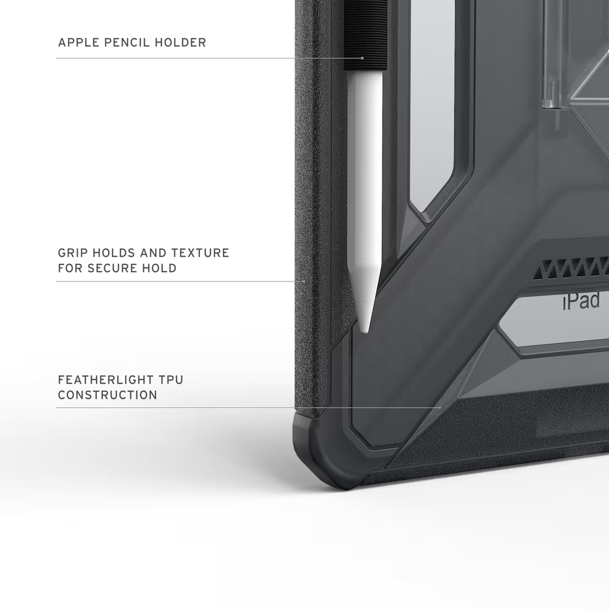 UAG รุ่น Scout Plus - เคส iPad 11" (A16/2025) - สี Ash