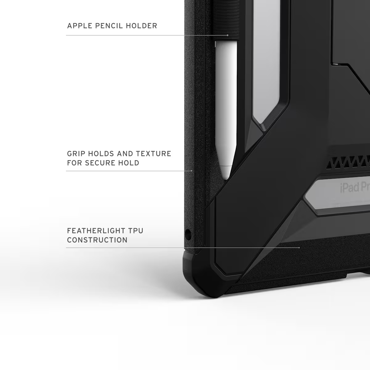 UAG รุ่น Scout Plus - เคส iPad Pro 11" (M5/M4) - สี Black