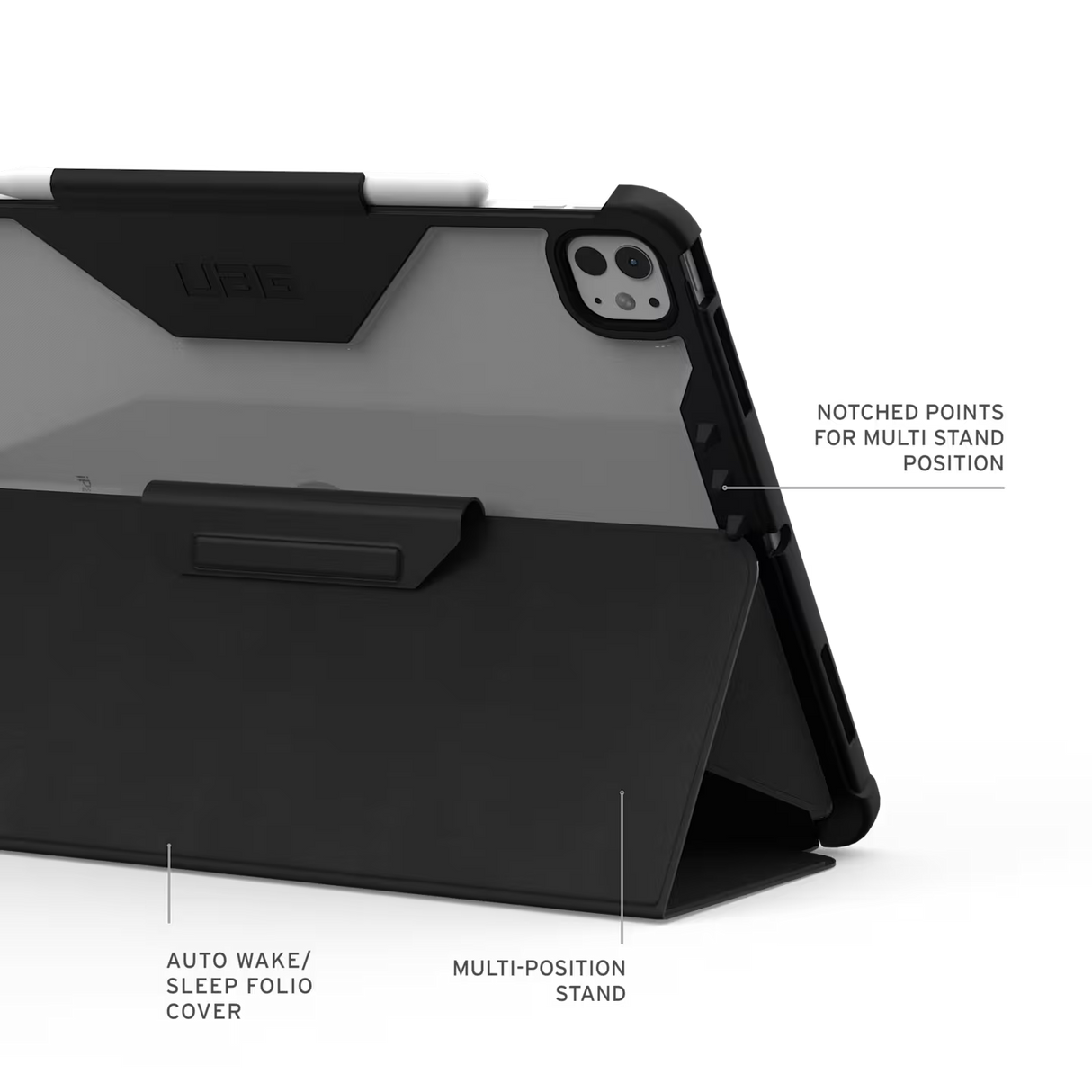 UAG รุ่น Plyo LT - เคส iPad Pro 13" (M5/M4) - สี Ice/Black