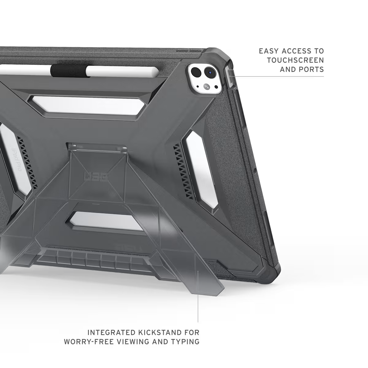 UAG รุ่น Scout Plus - เคส iPad Pro 13" (M5/M4) - สี Ash
