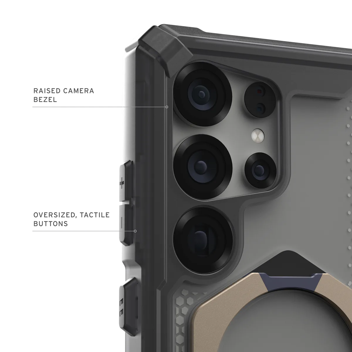 UAG รุ่น Plasma XTE with Magnetic - เคส Galaxy S25 Ultra - สี Ash/Titanium