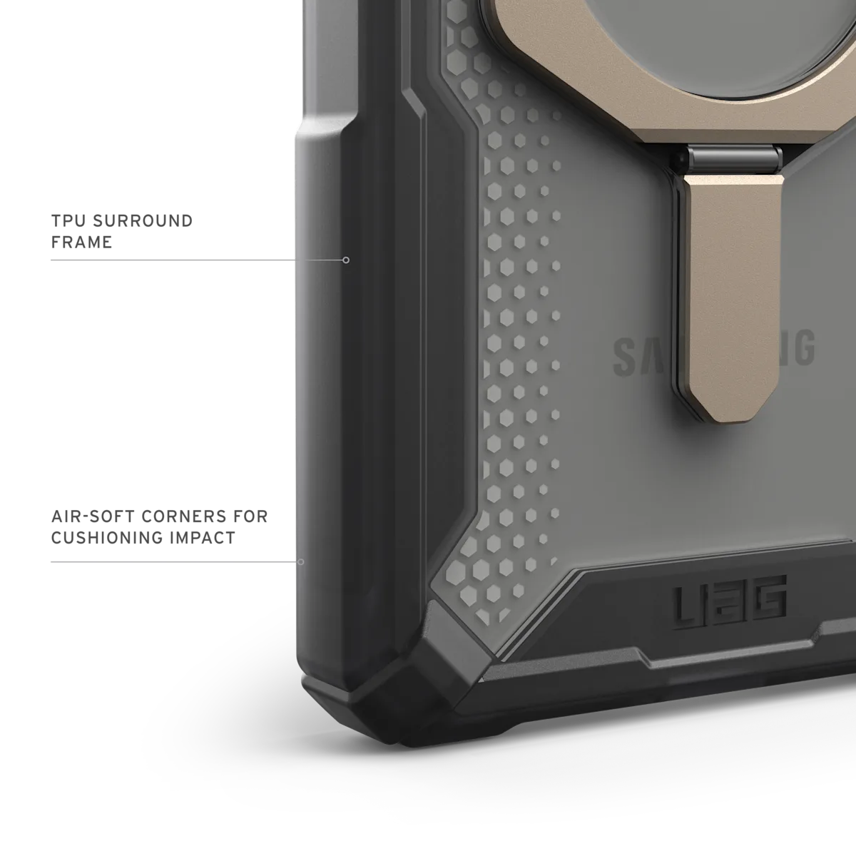 UAG รุ่น Plasma XTE with Magnetic - เคส Galaxy S25 Ultra - สี Ash/Titanium