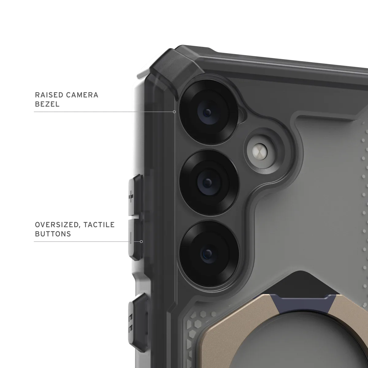 UAG รุ่น Plasma XTE with Magnetic - เคส Galaxy S25 - สี Ash/Titanium