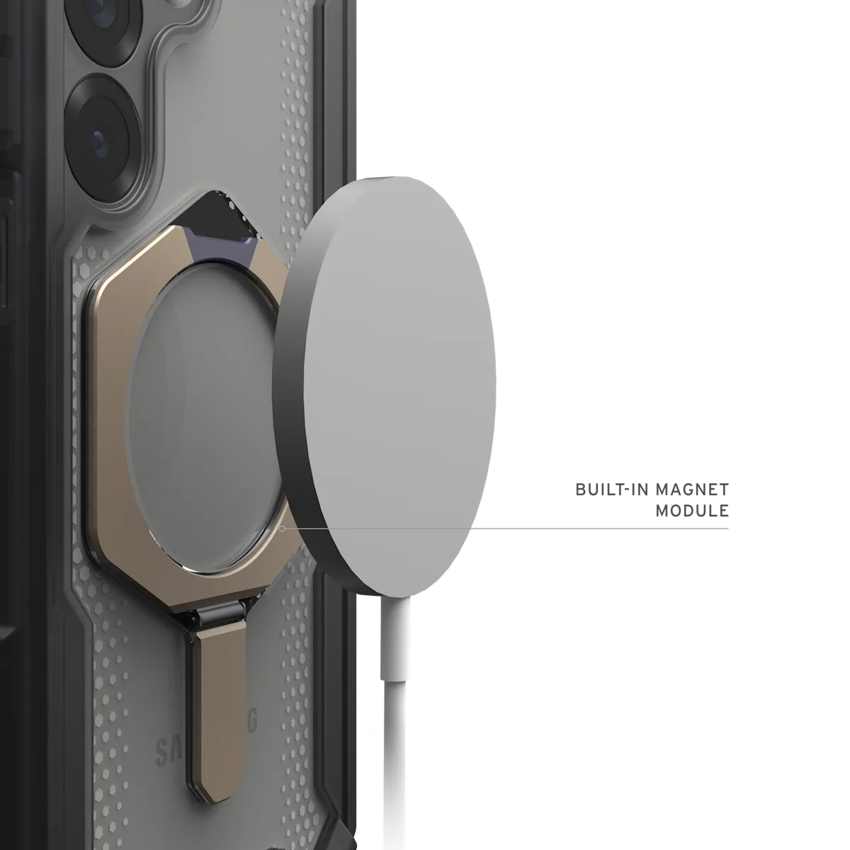 UAG รุ่น Plasma XTE with Magnetic - เคส Galaxy S25 - สี Ash/Titanium