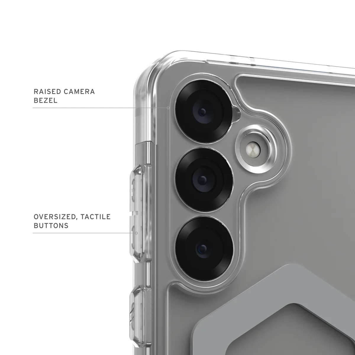 UAG รุ่น Plyo Pro - เคส Galaxy S25 - สี Ice/Silver