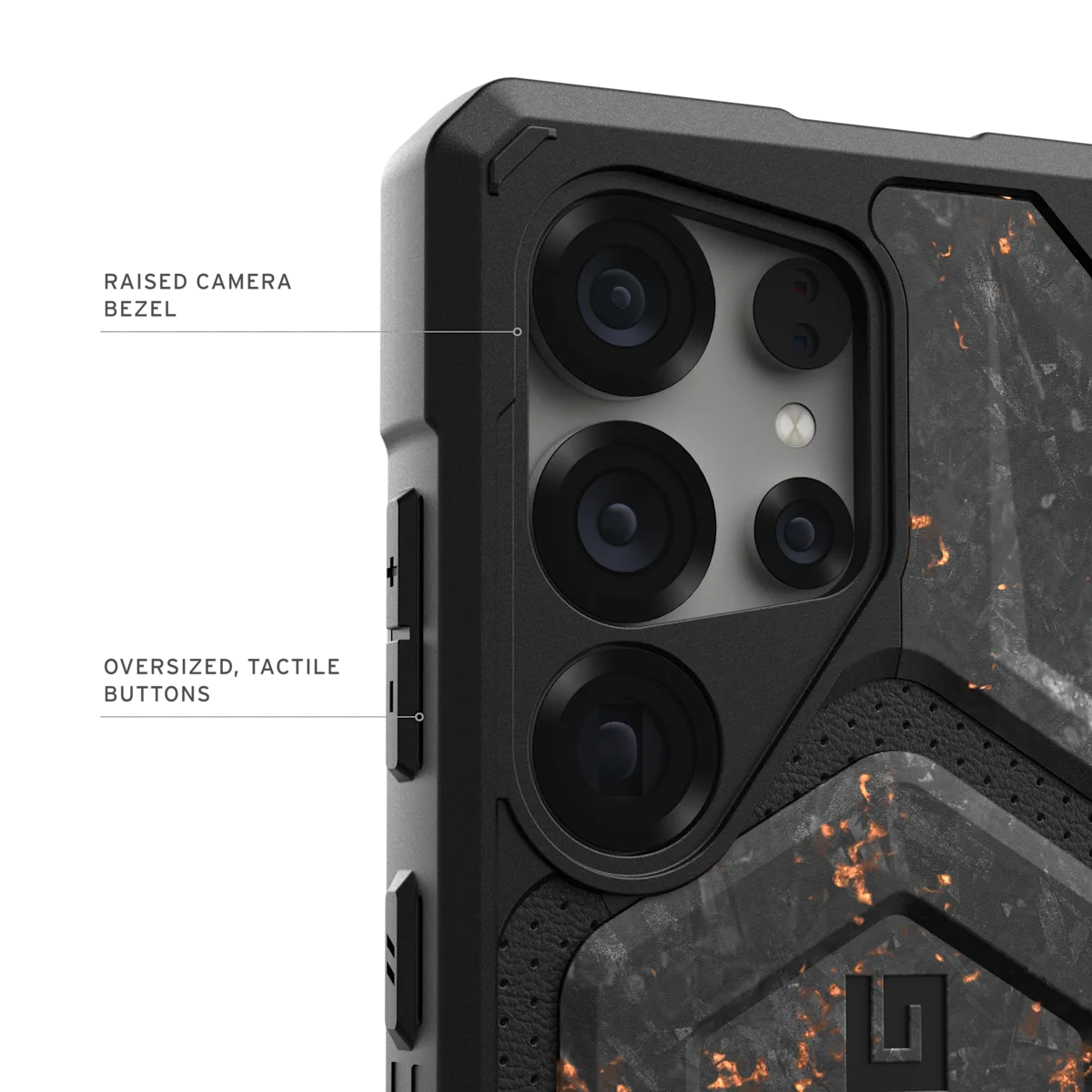UAG รุ่น Monarch Pro - เคส Galaxy S25 Ultra - สี Forged Carbon Fiber with Copper (Limited Edition)