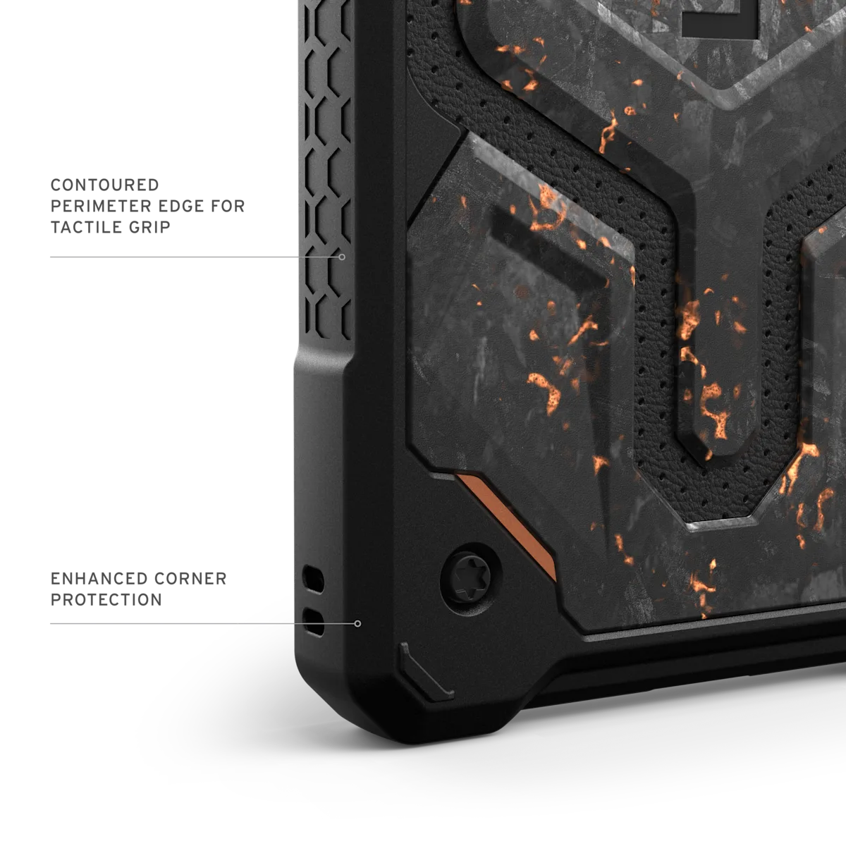 UAG รุ่น Monarch Pro - เคส Galaxy S25 Ultra - สี Forged Carbon Fiber with Copper (Limited Edition)