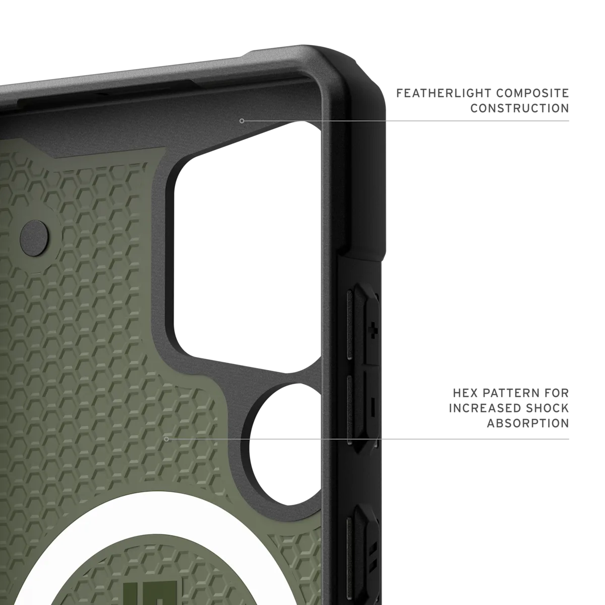 UAG รุ่น Pathfinder with Magnetic - เคส Galaxy S25 Ultra - สี Olive Drab