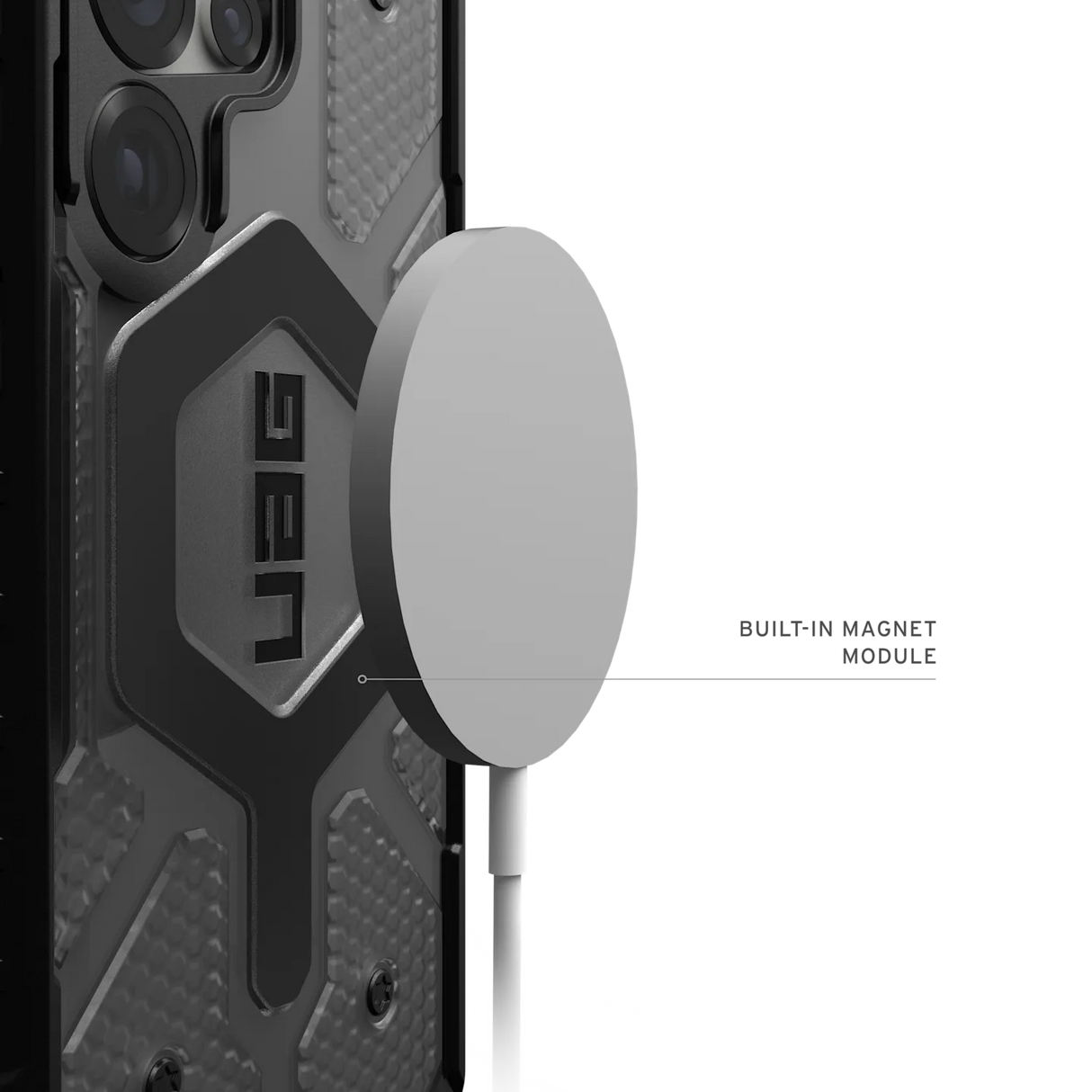 UAG รุ่น Pathfinder Clear with Magnetic - เคส Galaxy S25 Ultra - สี Ash