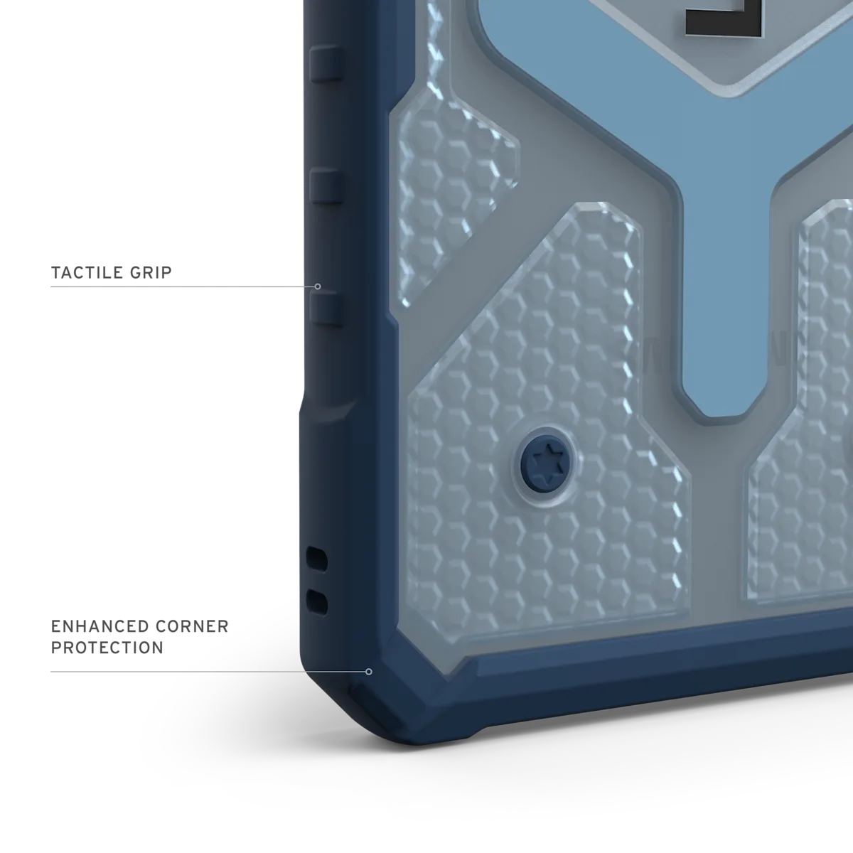 UAG รุ่น Pathfinder Clear with Magnetic Bundle - เคส Galaxy S25 Ultra - สี Blues/Lanyard