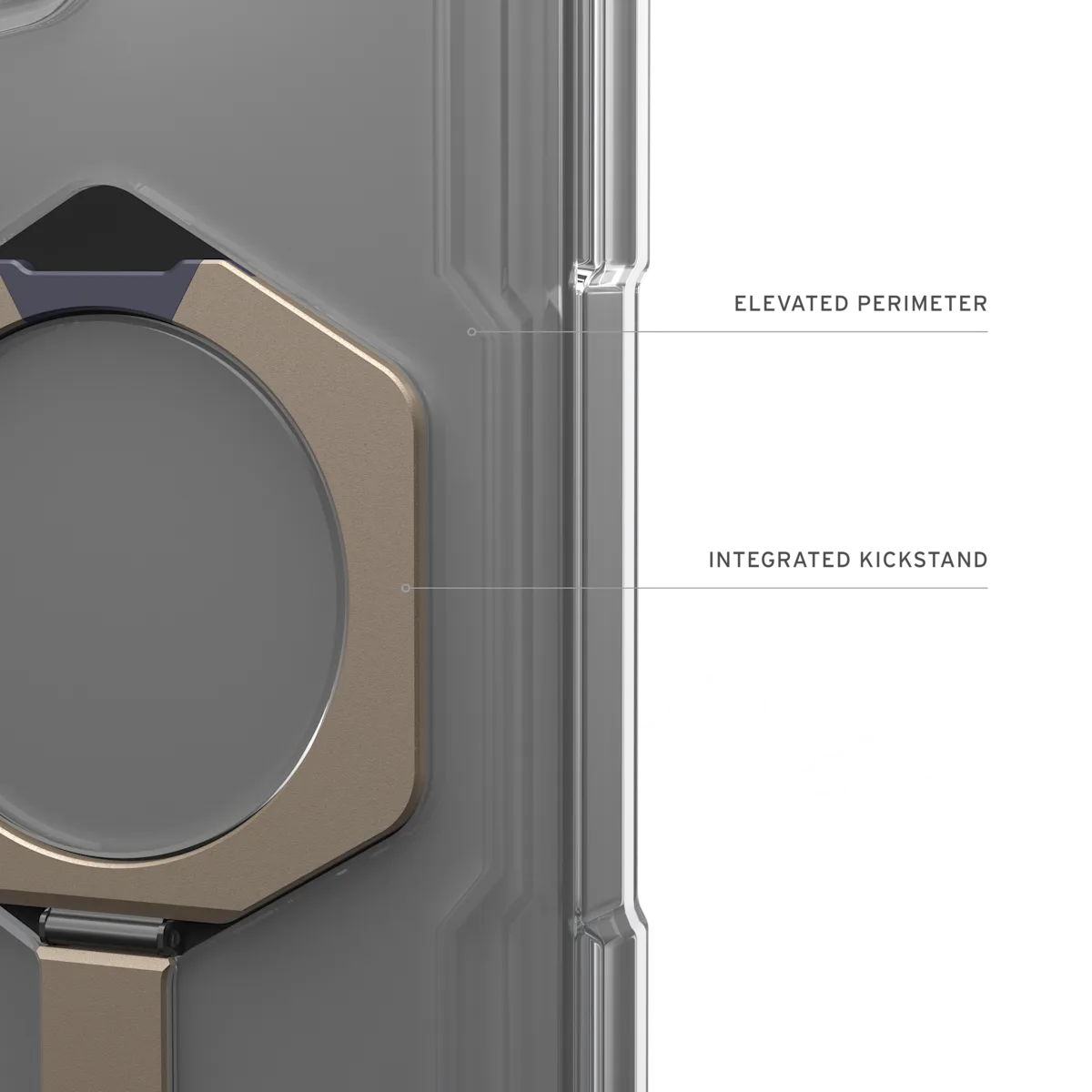 UAG รุ่น Plasma XTE with Magnetic - เคส Galaxy S25 Ultra - สี Clear/Titanium