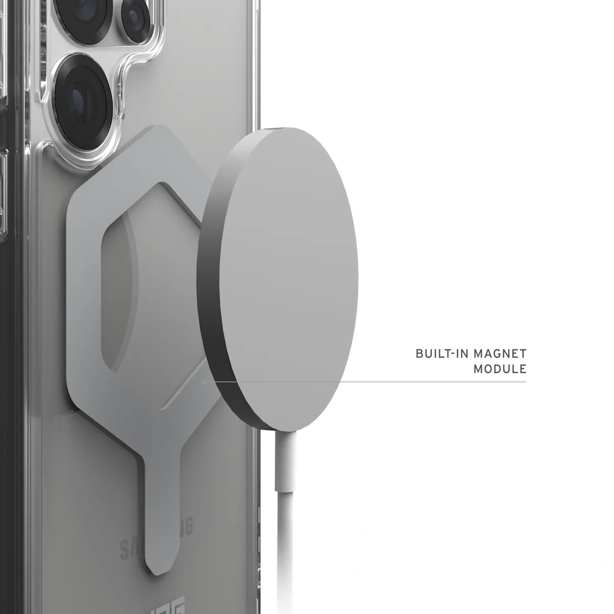 UAG รุ่น Plyo Pro - เคส Galaxy S25 Ultra - สี Ice/Silver