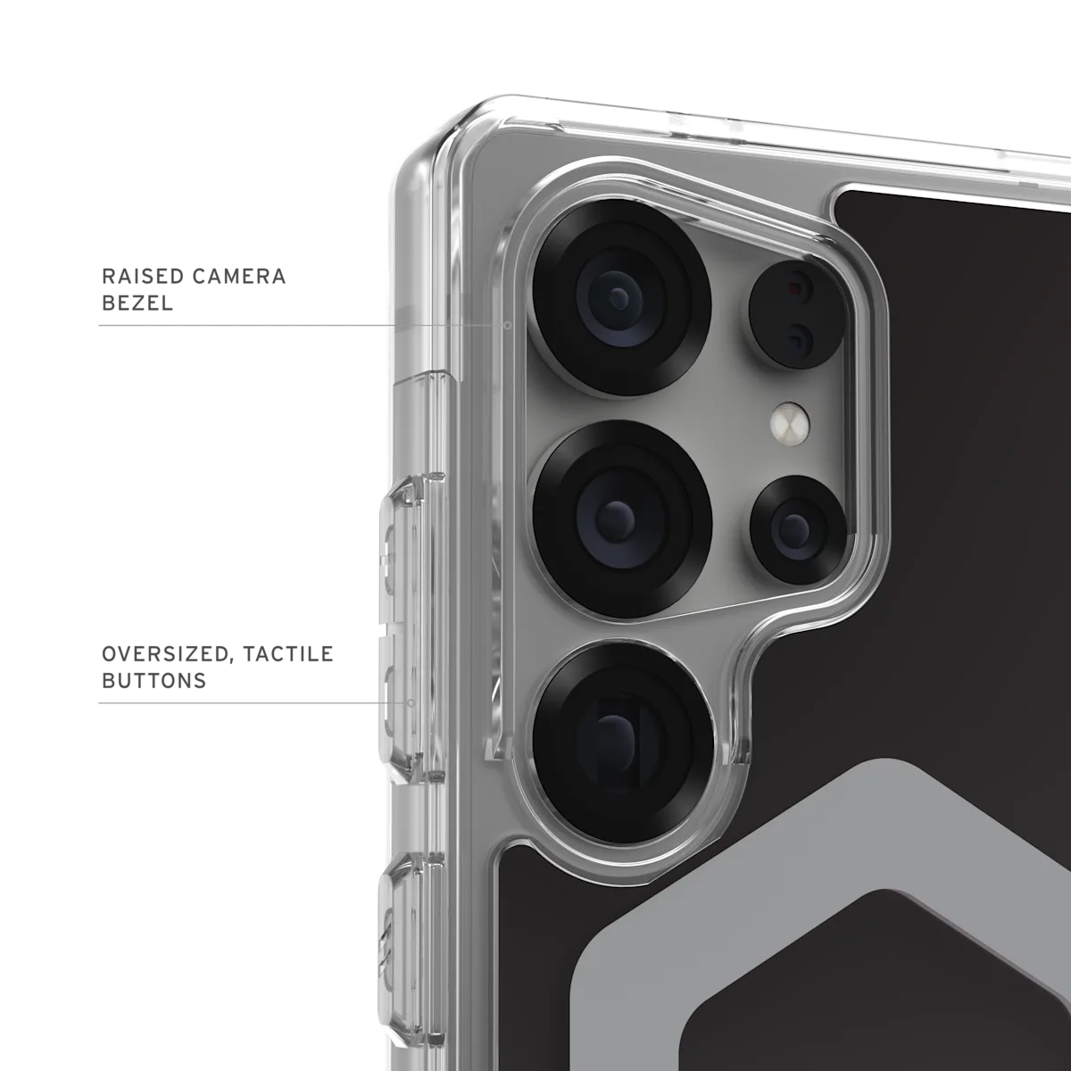 UAG รุ่น Plyo Pro - เคส Galaxy S25 Ultra - สี Black/Clear Ombre