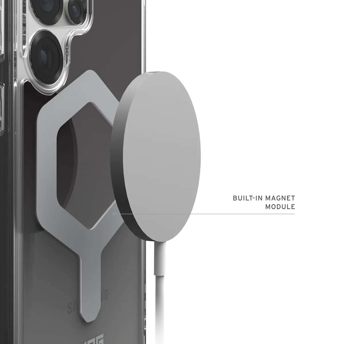 UAG รุ่น Plyo Pro - เคส Galaxy S25 Ultra - สี Black/Clear Ombre