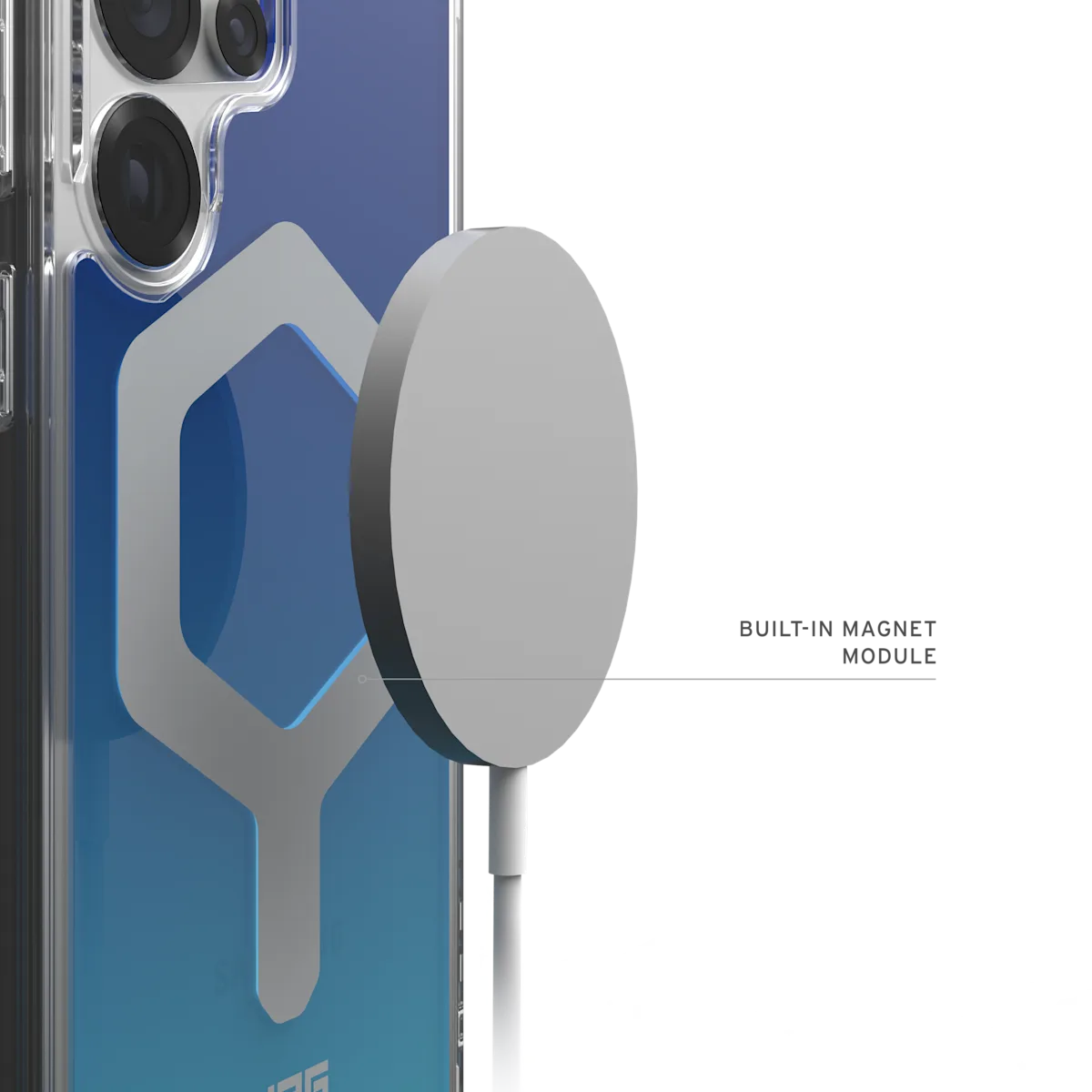 UAG รุ่น Plyo Pro - เคส Galaxy S25 Ultra - สี Blue Ombre