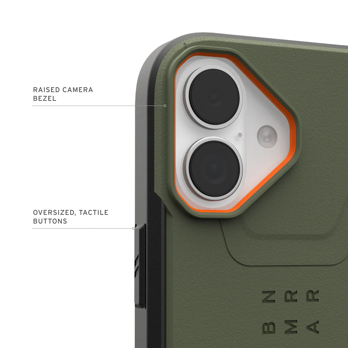 UAG รุ่น Civilian (Magsafe) - เคส iPhone 17 - สี Olive/Orange