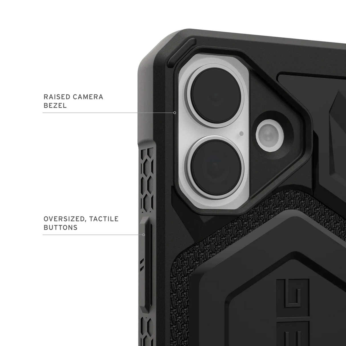 UAG รุ่น Monarch Pro - เคส iPhone 17 - สี Kevlar Black