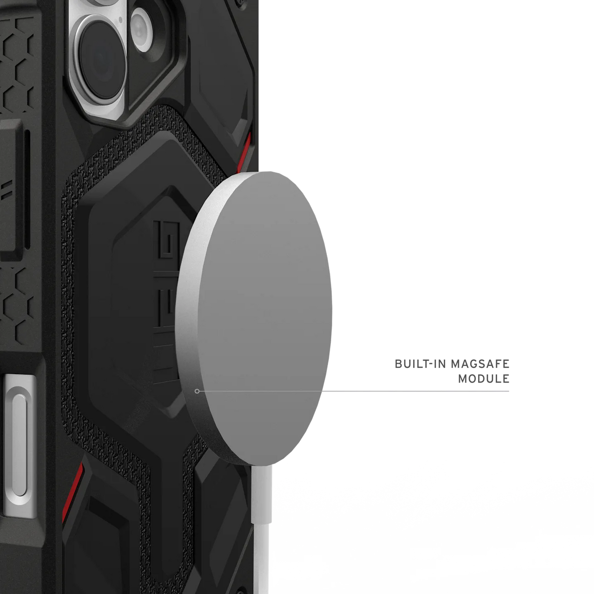 UAG รุ่น Monarch Pro - เคส iPhone 17 - สี Kevlar Black